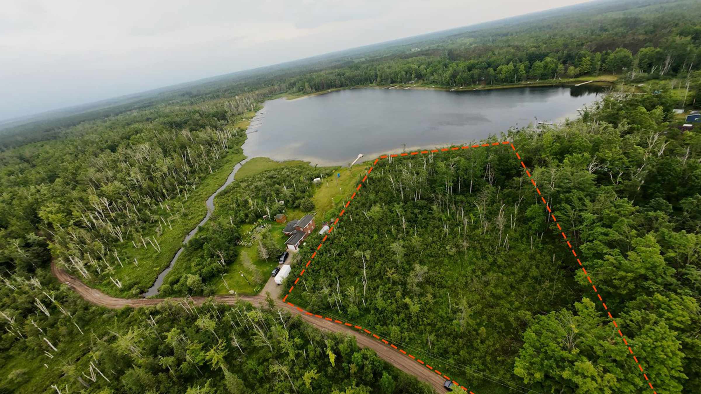 2.5-acre recreational land in Glen Flora, Wisconsin purchased by Cash.Land