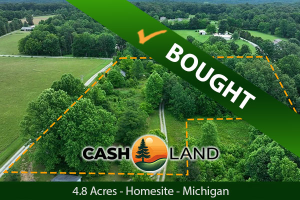 4-acre homesite land sold for cash in Michigan – sell land fast