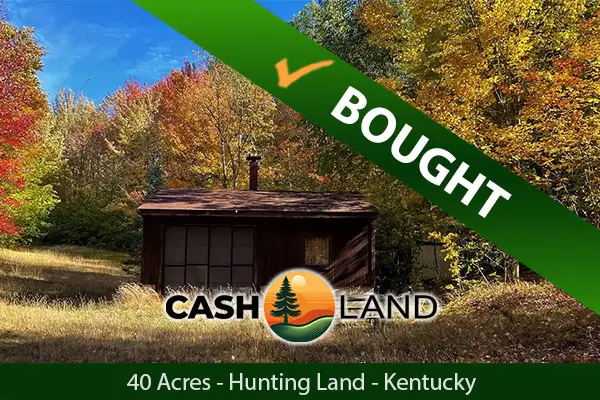 Closed in 5 days on my 40-acre hunting land in Cadiz, Kentucky.