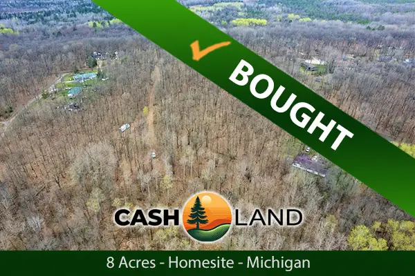 Closed in 23 days on my 8-acre homesite in Three Oaks, Michigan.