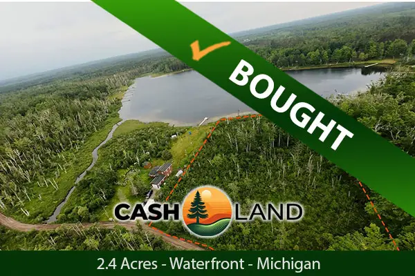 Closed in 18 days on my 2.40-acre waterfront in Houghton, Michigan.