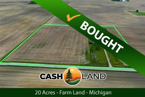Closed in 17 days on my 20-acre farmland in Big Rapids, Michigan.