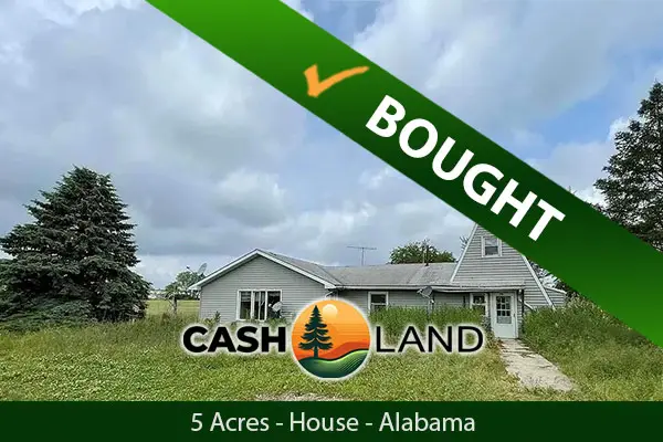 Closed in 10 days on my 5-acre house in Andalusia, Alabama.