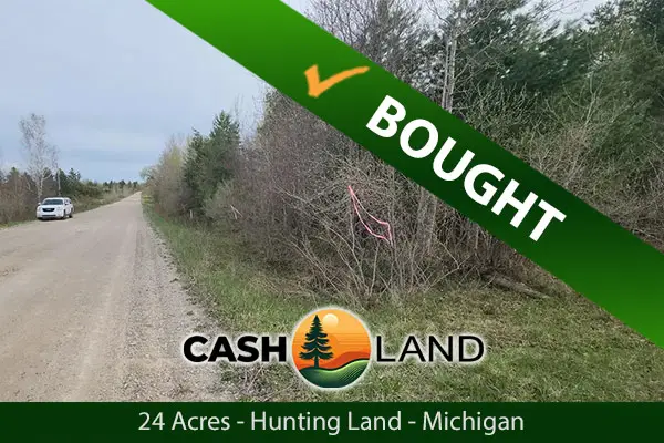 Closed in 14 days on my 24-acre hunting land in Sturgis, Michigan.