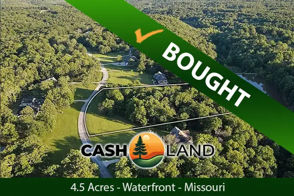 Closed in 9 days on my 4.50-acre waterfront in Eldon, Missouri.
