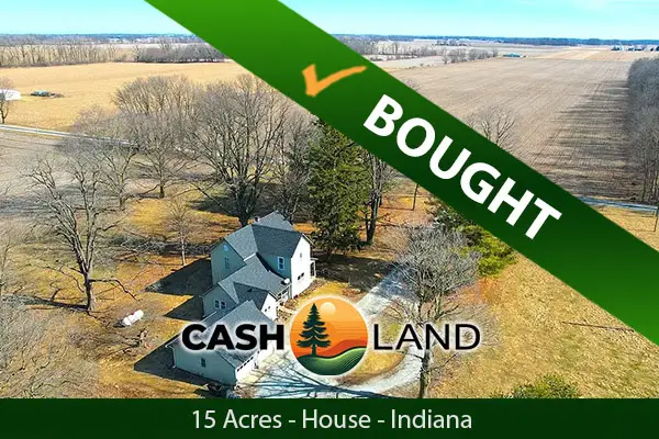 Closed in 19 days on my 15-acre house in Fort Wayne, Indiana.