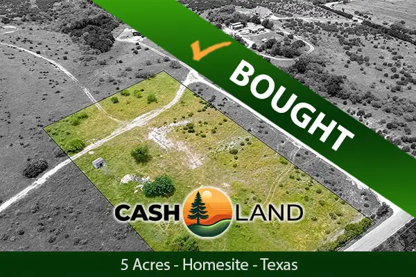 Closed in 7 days on my 5-acre homesite in Lamesa, Texas.