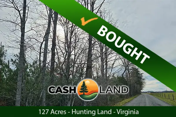 Closed in 24 days on my 127-acre hunting land in Pulaski, Virginia.