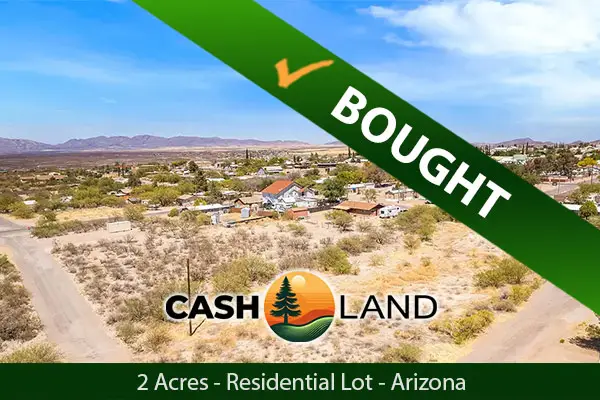 Closed in 27 days on my 2-acre residential lot in Wickenburg, Arizona.