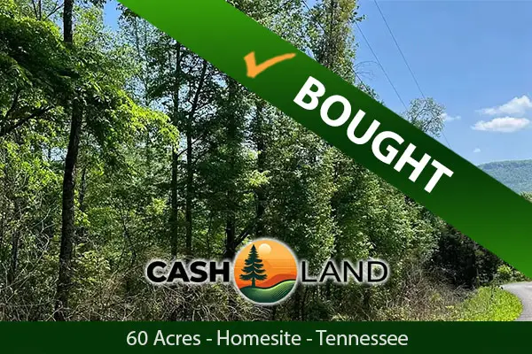 Closed in 11 days on my 60-acre homesite in Parsons, Tennessee.