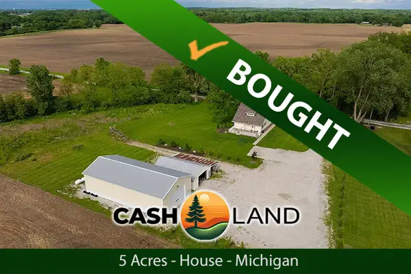 Closed in 8 days on my 5-acre house in Coldwater, Michigan.