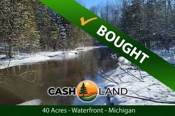 Closed in 31 days on my 40-acre waterfront in Montague, Michigan.
