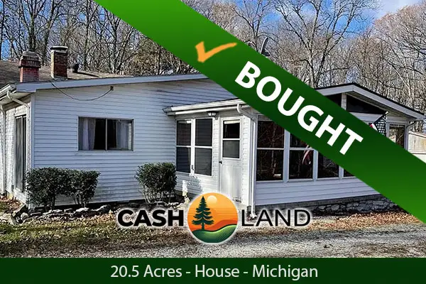 Closed in 31 days on my 20.50-acre house in Imlay City, Michigan.