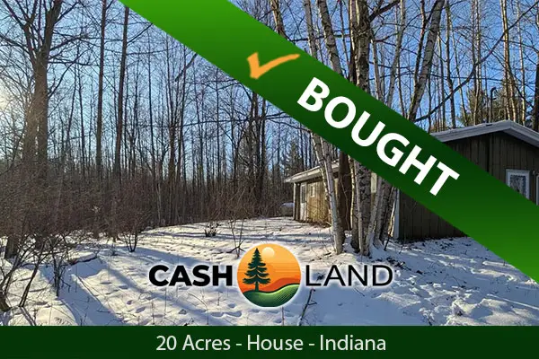 Closed in 16 days on my 20-acre house in Ligonier, Indiana.