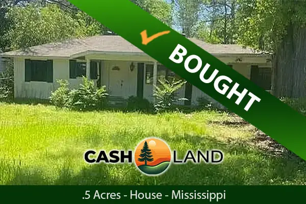 Closed in 10 days on my 0.50-acre house in Waynesboro, Mississippi.
