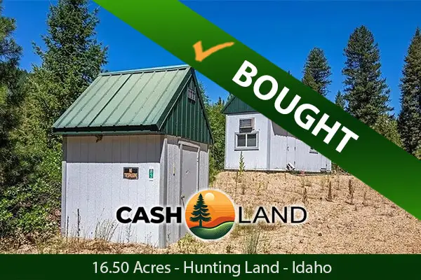 Closed in 32 days on my 16.50-acre hunting land in Rupert, Idaho.