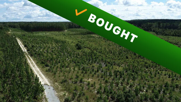 305-acre acreage in Camden, South Carolina purchased by Cash Land