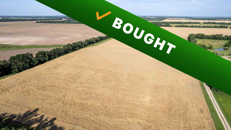 60.4-acre agricultural farm land in Atchison, Kansas purchased by Cash Land