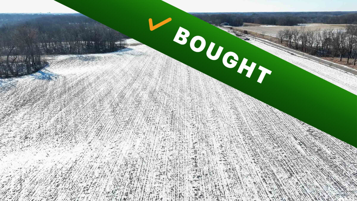 48.6-acre agricultural farm land in Kempton, Illinois purchased by Cash Land