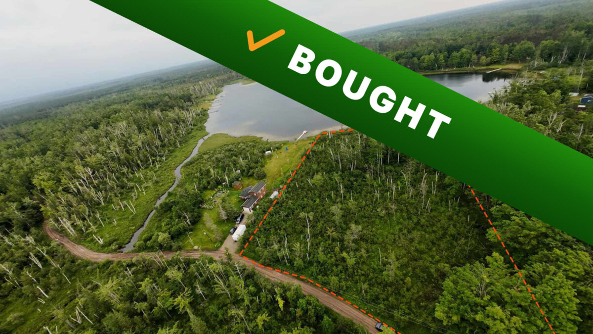 2.5-acre recreational land in Glen Flora, Wisconsin purchased by Cash Land