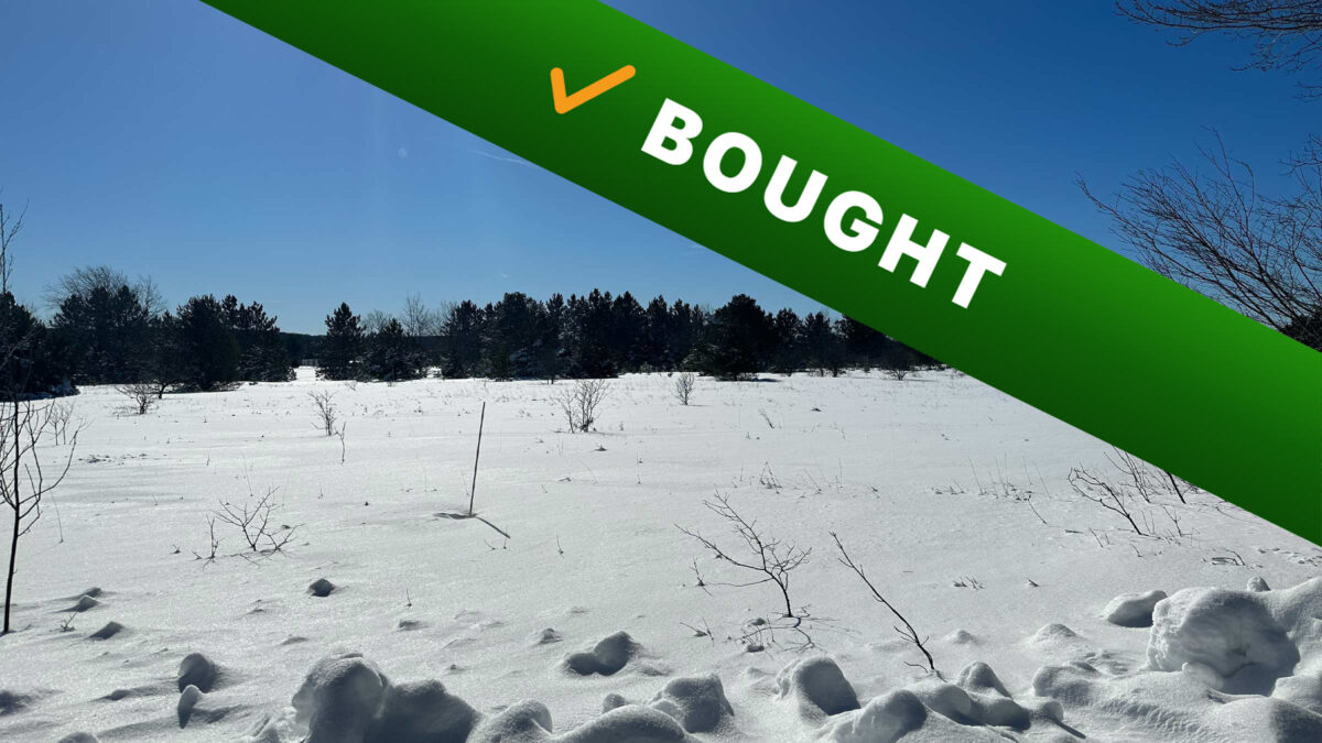 80-acre recreational land in Owosso, Michigan purchased by Cash Land