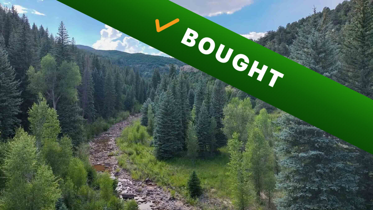 120-acre timber land in Rifle, Colorado purchased by Cash Land