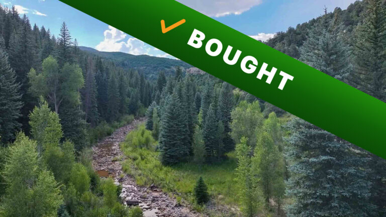 120-acre timber land in Rifle, Colorado purchased by Cash Land