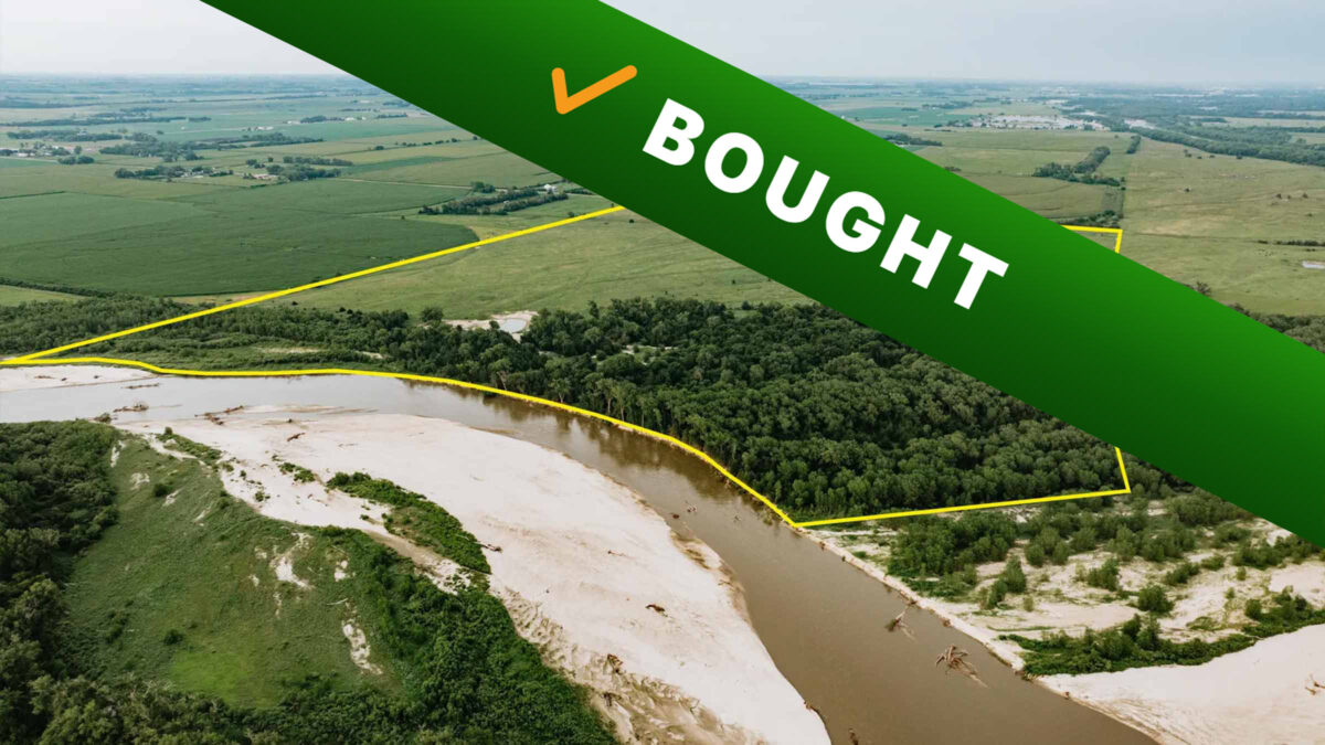 215-acre undeveloped land in Fairbury, Nebraska purchased by Cash Land