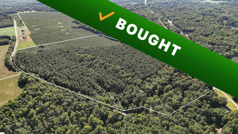 94.4-acre vacant land in Clinton, South Carolina purchased by Cash Land