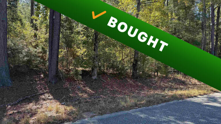 20-acre wooded land in Andalusia, Alabama purchased by Cash Land
